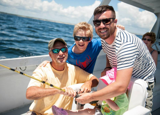 kid friendly fishing charters near myrtle beach